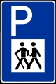 Wanderparkplatz-Schild